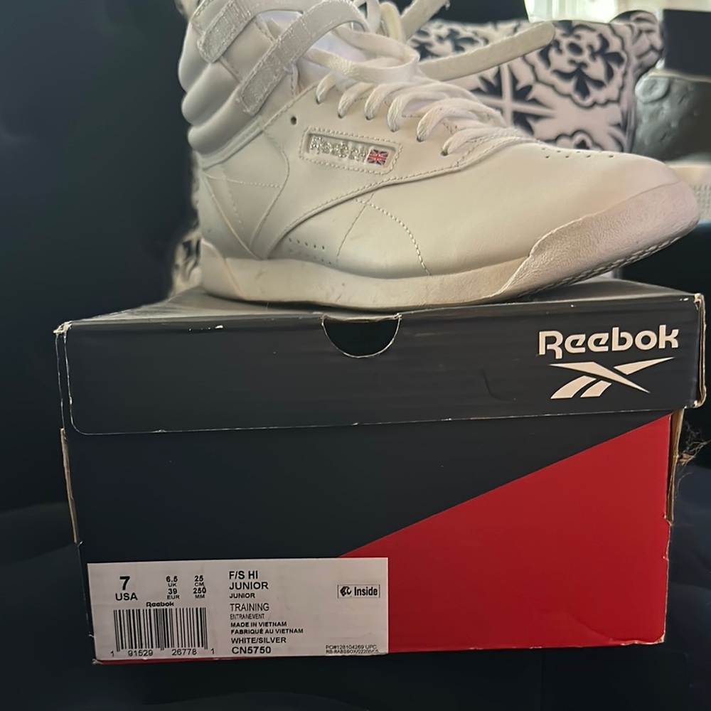 Reebok F/S Hi Junior White Sneakers